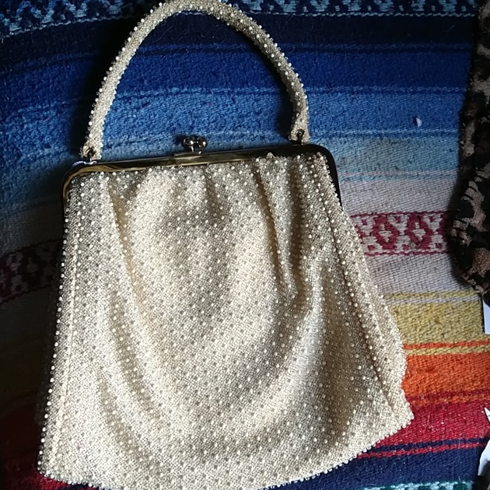 Vintage 1950s Beaded Purse